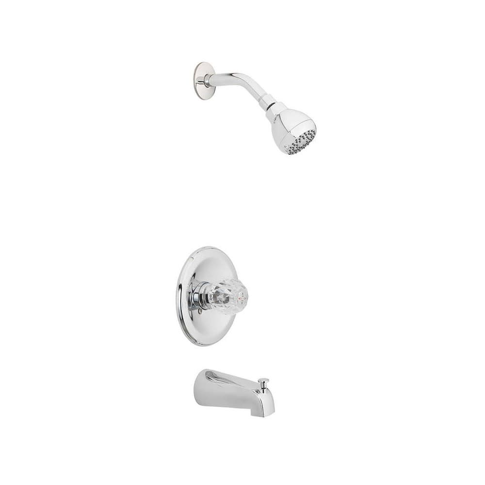 Essentials Tub & Shower Faucet One Handle Chrome 832X-0401
