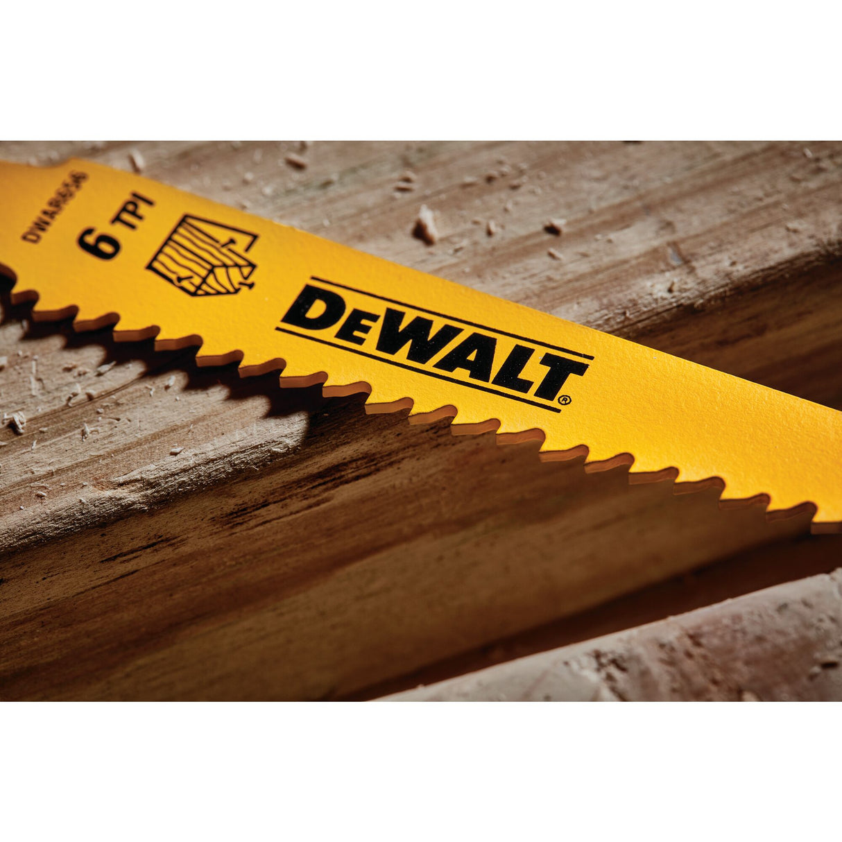 Bi-metal 6-in 6 Tpi Wood Cutting Reciprocating Saw Blade (5-Pack) DEW-DW4802 Z