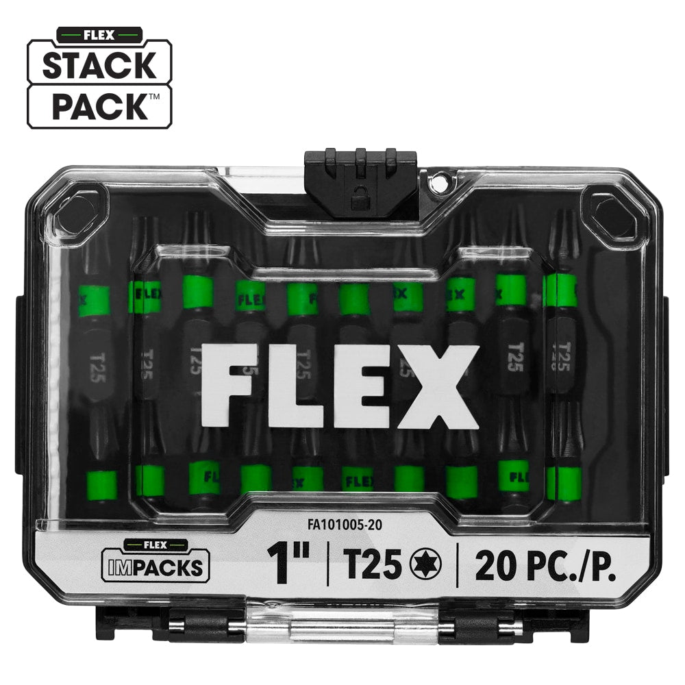 STACK PACK IMPACKS 1/4-in x 1-in Torx Impact Driver Bit (20-Piece) FA101005-20