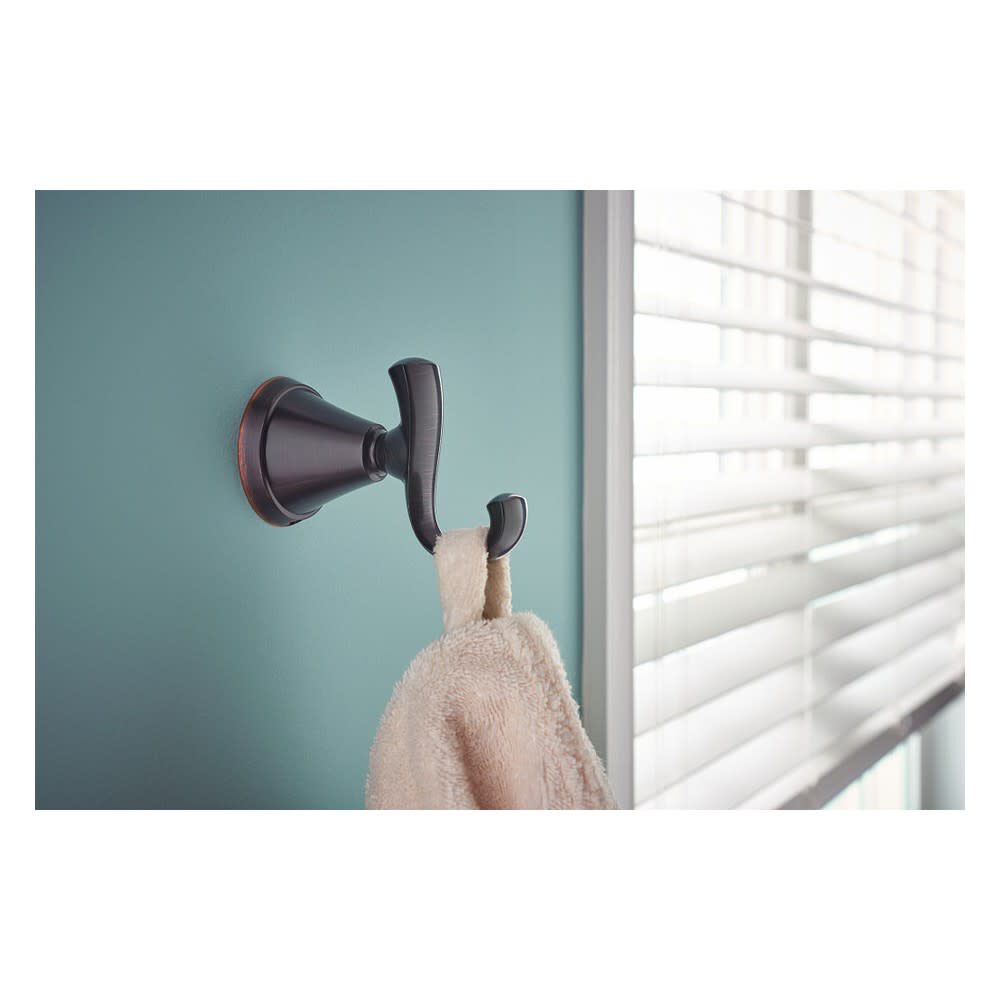 Tiffin Mediterranean Bronze Robe Hook with Press & Mark Stamp MY4803BRB