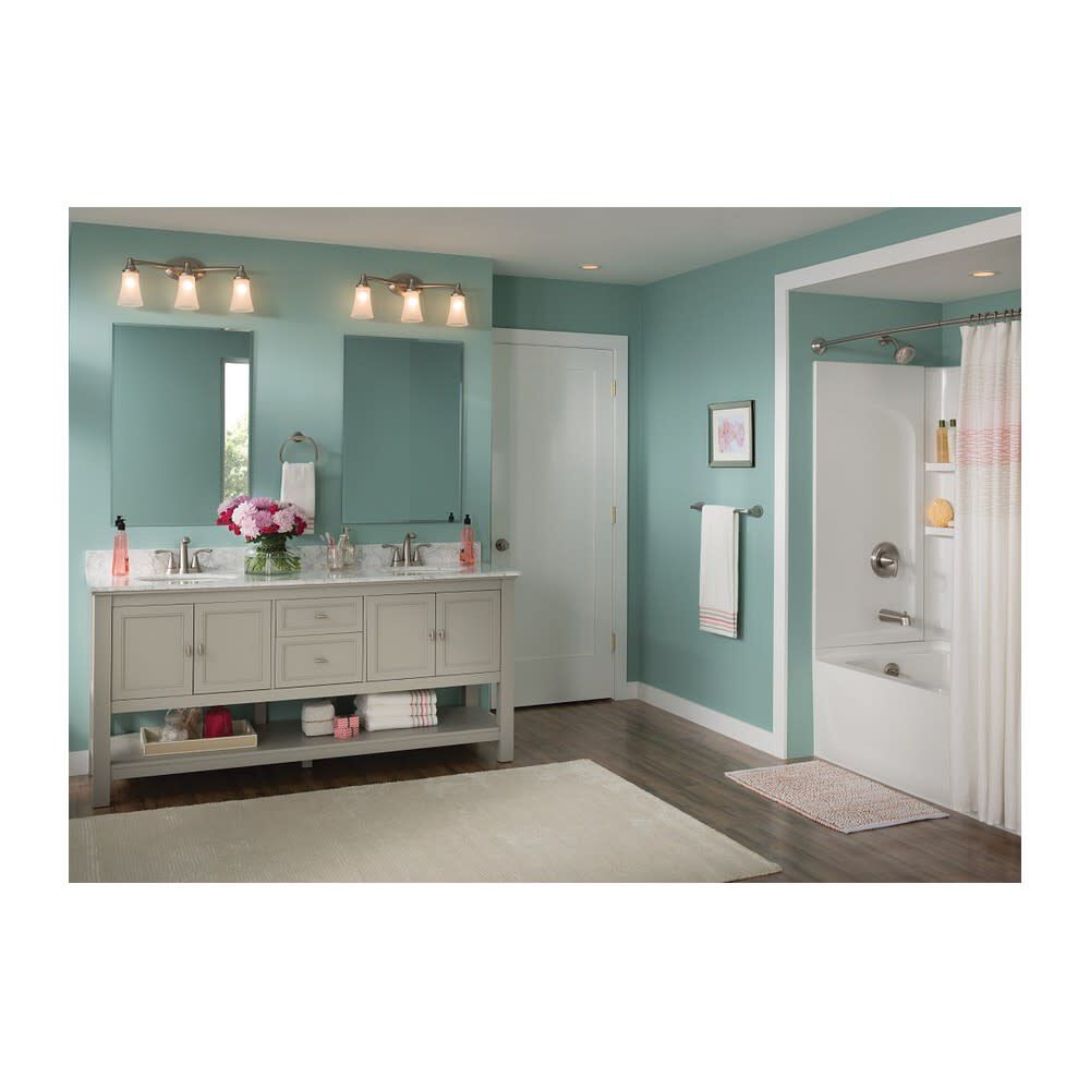 Tiffin Brushed Nickel Towel Ring with Press & Mark Stamp MY4886BN