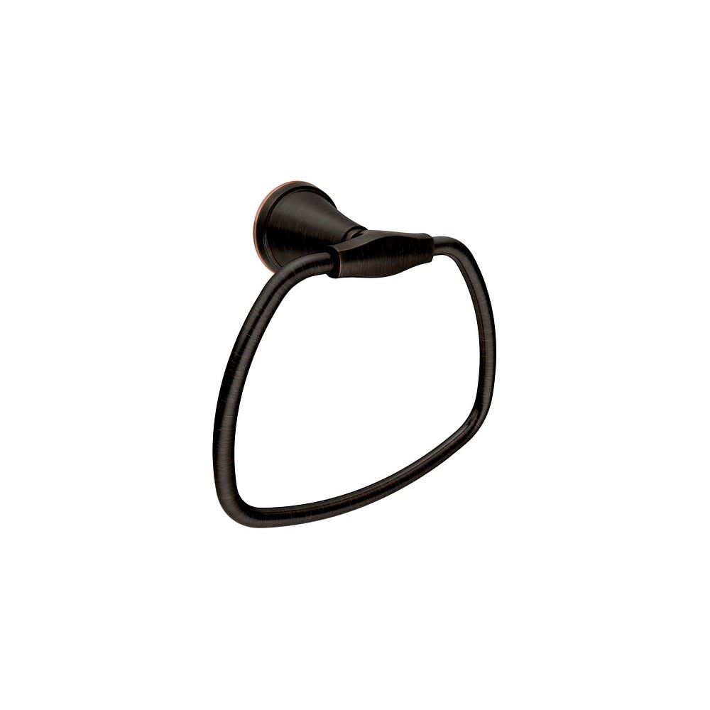Tiffin Mediterranean Bronze Towel Ring with Press & Mark Stamp MY4886BRB