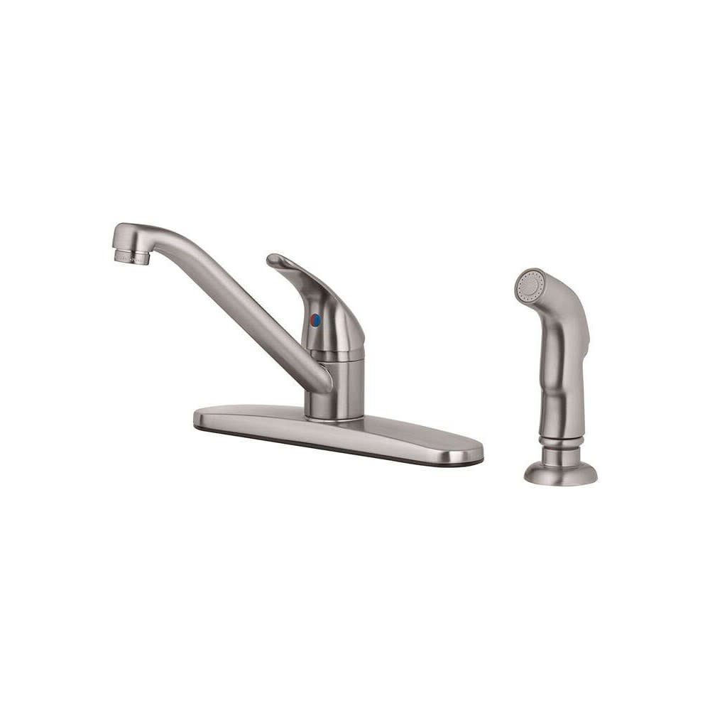 Essentials Kitchen Faucet Brushed Nickel One Handle 67210-2504