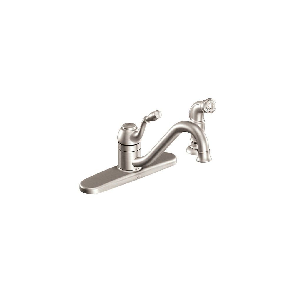 Lindley Spot Resist Stainless HighArc Kitchen Faucet with Spray CA87009SRS