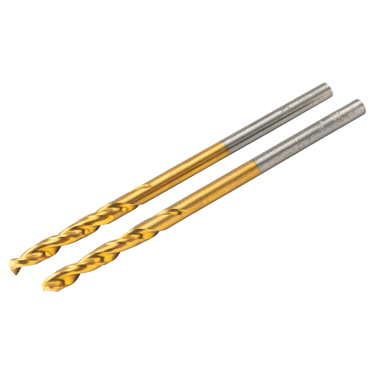 2-Piece 1/8-in x Titanium Nitride Coated Hss Jobber Length Twist Drill Bit DW1308 G