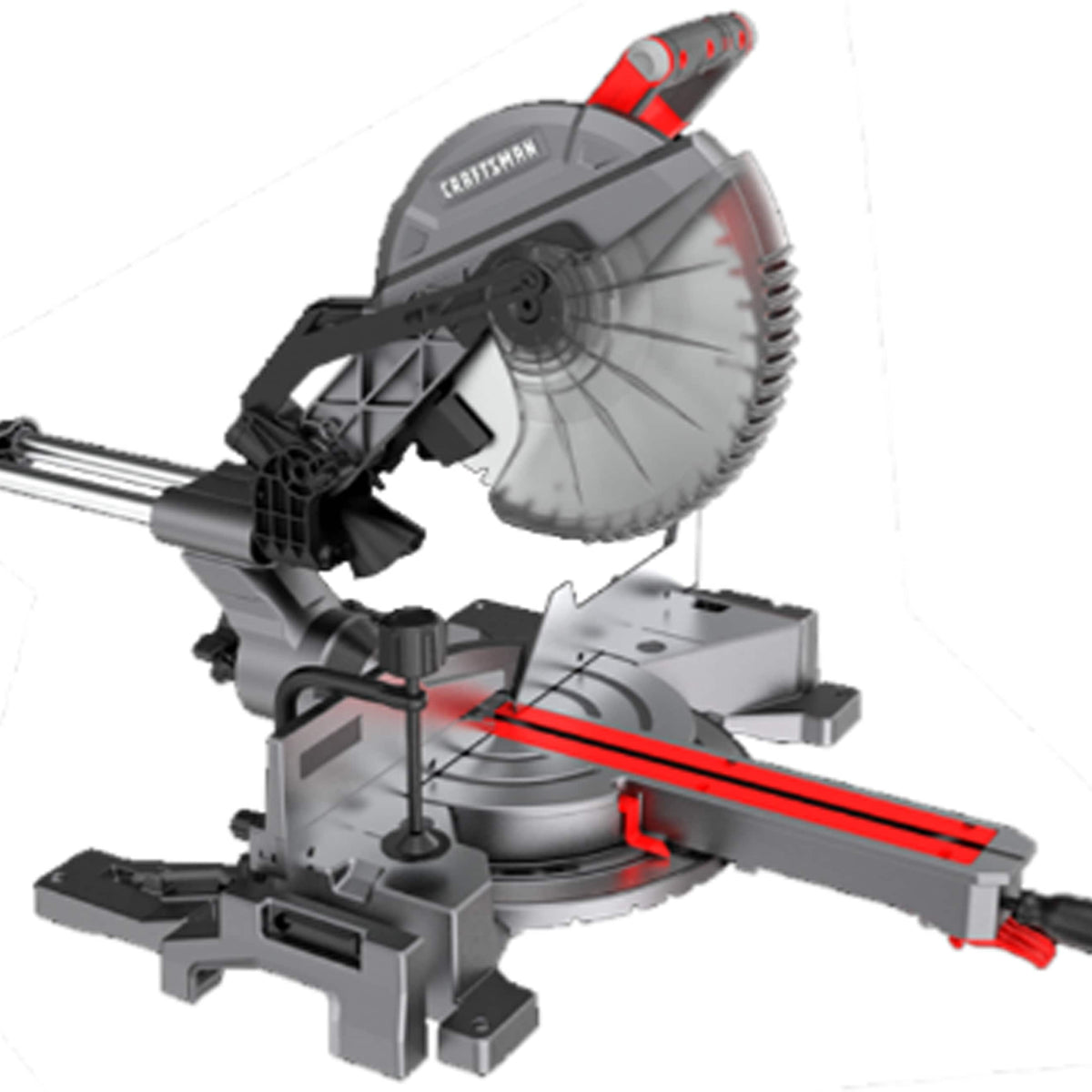 12-in 15-Amp Single Bevel Sliding Compound Corded Miter Saw