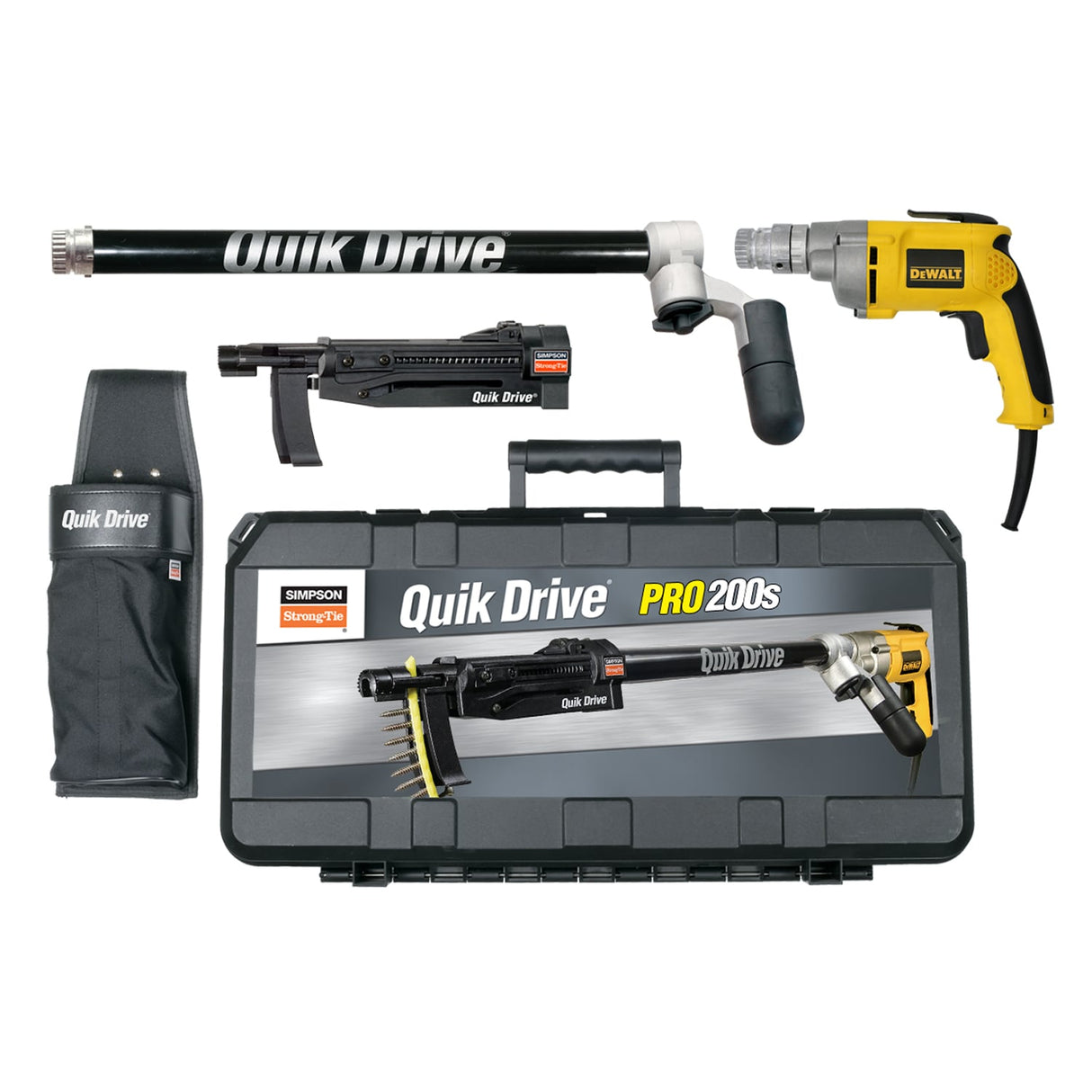 Quik Drive 6.5-Amp Collated Fastener Screw Gun Kit PRO200SD25K