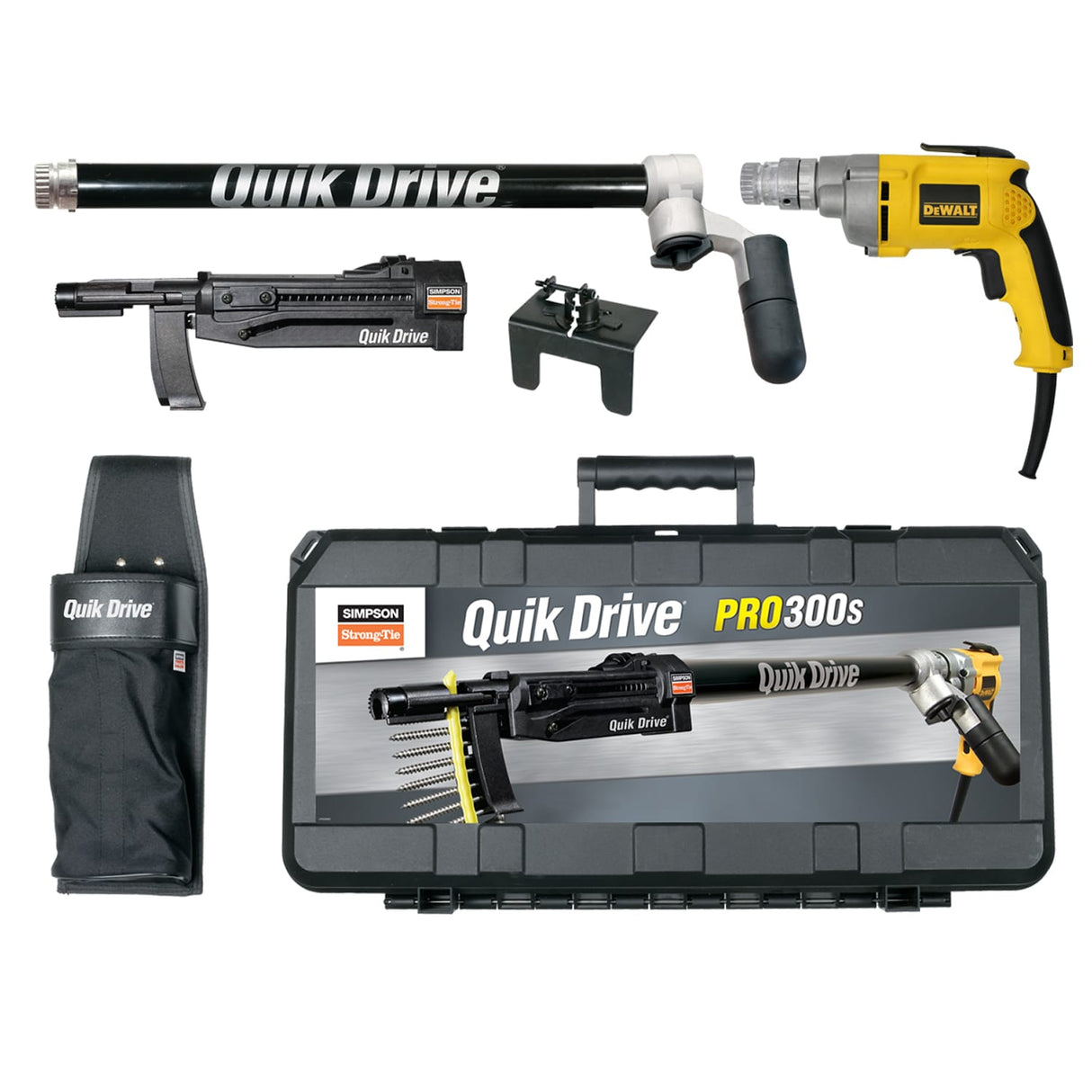 Quik Drive 6.5-Amp Collated Fastener Screw Gun Kit PRO300SD25K