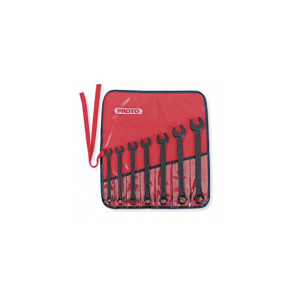 7 Piece Black Oxide Combination ASD Wrench Set-12 Point J1200HBASD