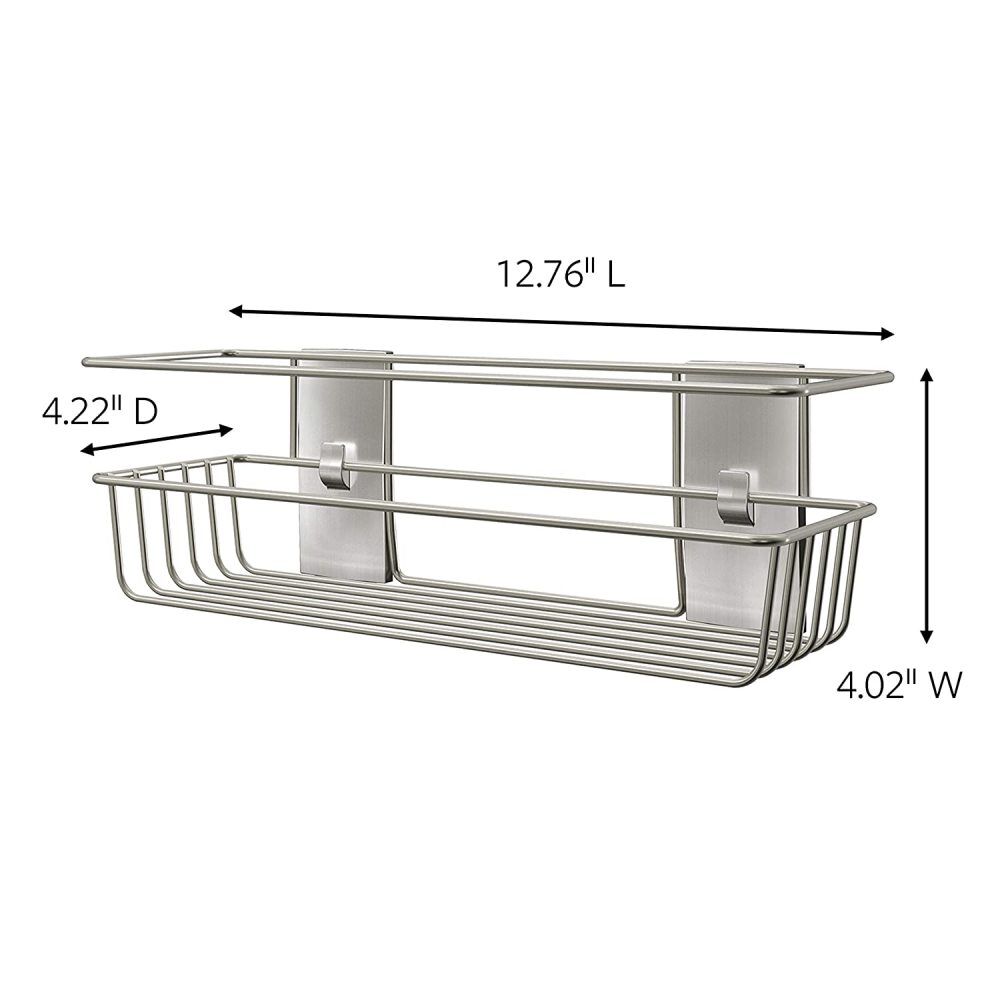 Command Satin Nickel Shower Caddy 5000487