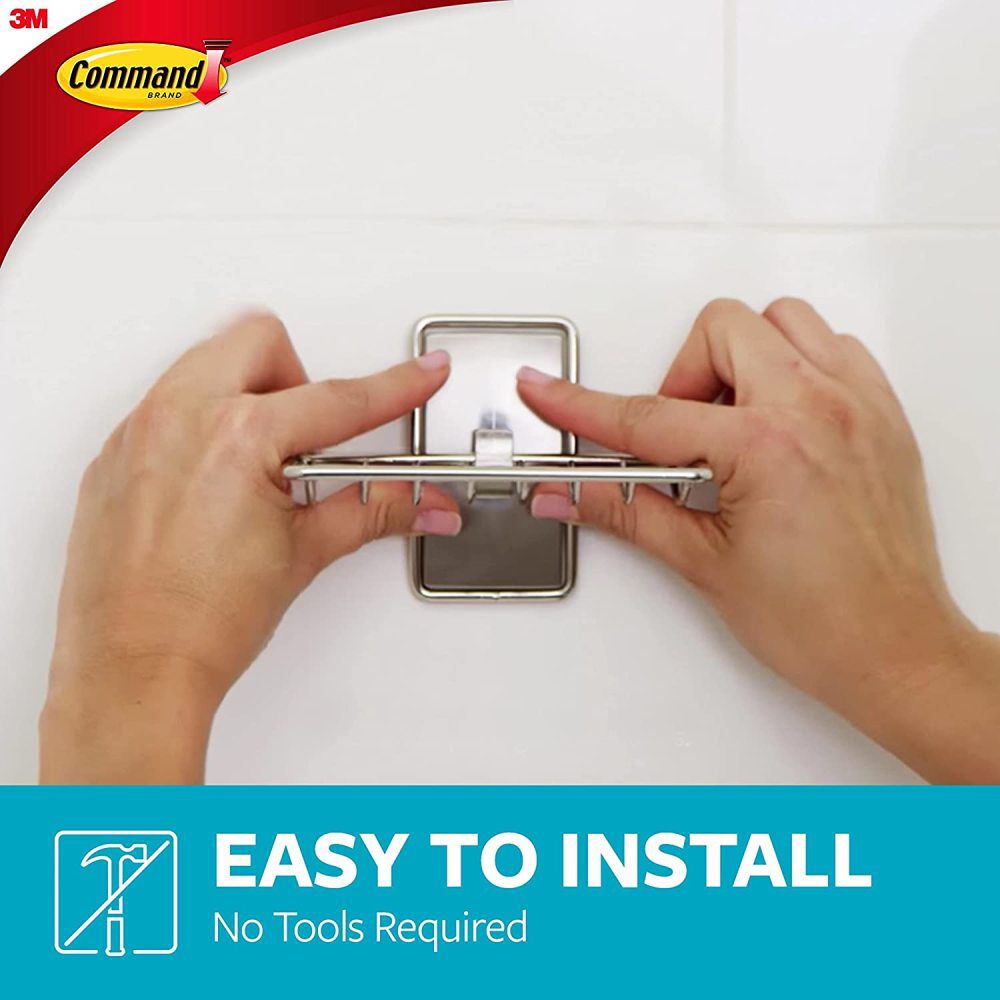 Command Bath Satin Nickel Soap Dish 5000489