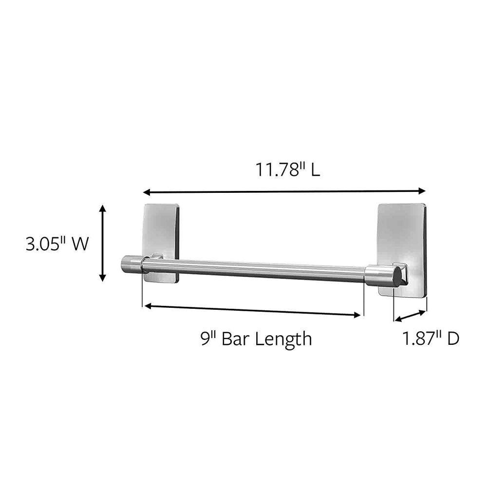 Command Satin Nickel Hand Towel Bar 5000492