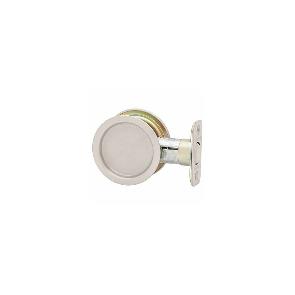 Door Lock Satin Nickel Indoor Passage Pocket Round 93340-003