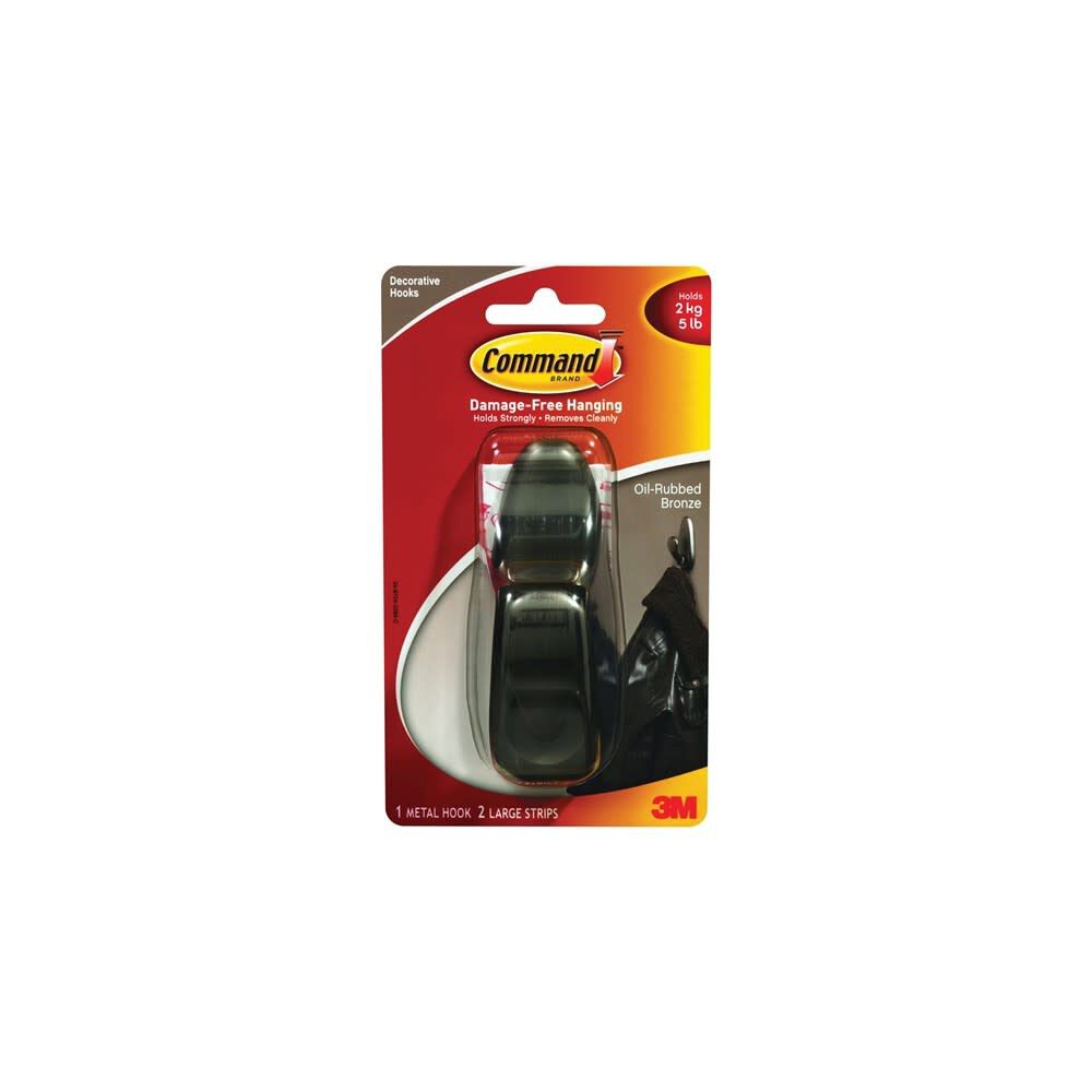 Command Large Forever Classic Oil Rubbed Bronze Metal Hook 5403993