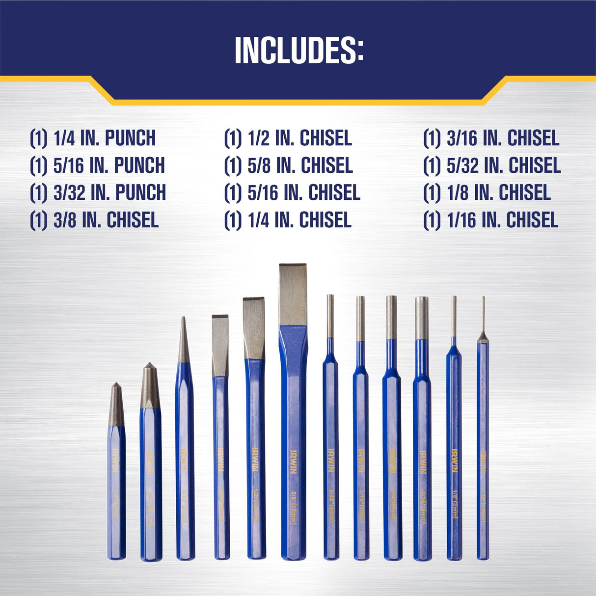 12-Pack Cold Chisels Set IRHT82529