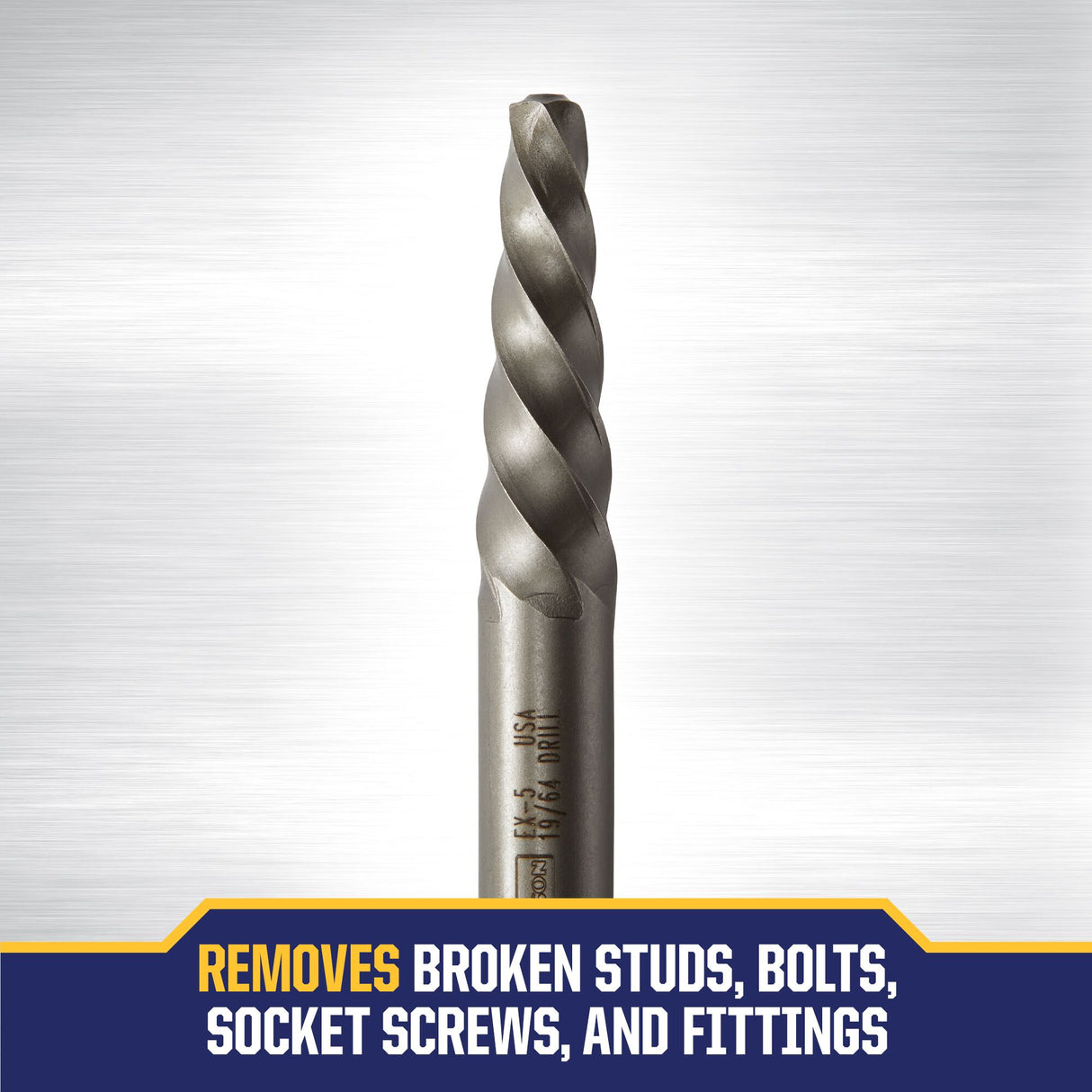 Hanson 2-Pack Carbon Steel 3-3/8-in Screw Extractor 53705