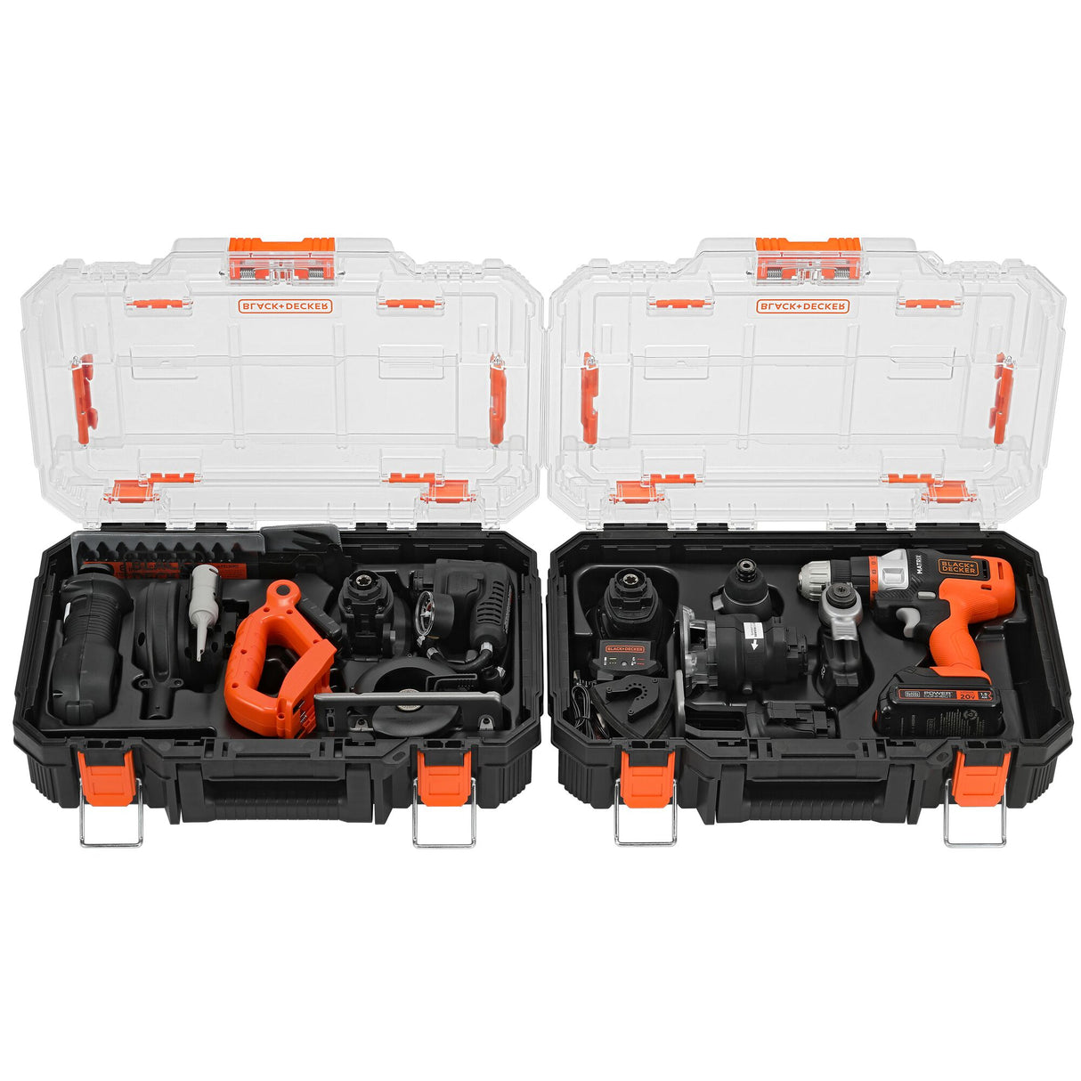 MATRIX 20-volt Max 12-Tool Power Tool Combo Kit with Hard Case (1-Battery Included and Charger Included) BDCDMT1212KITC1