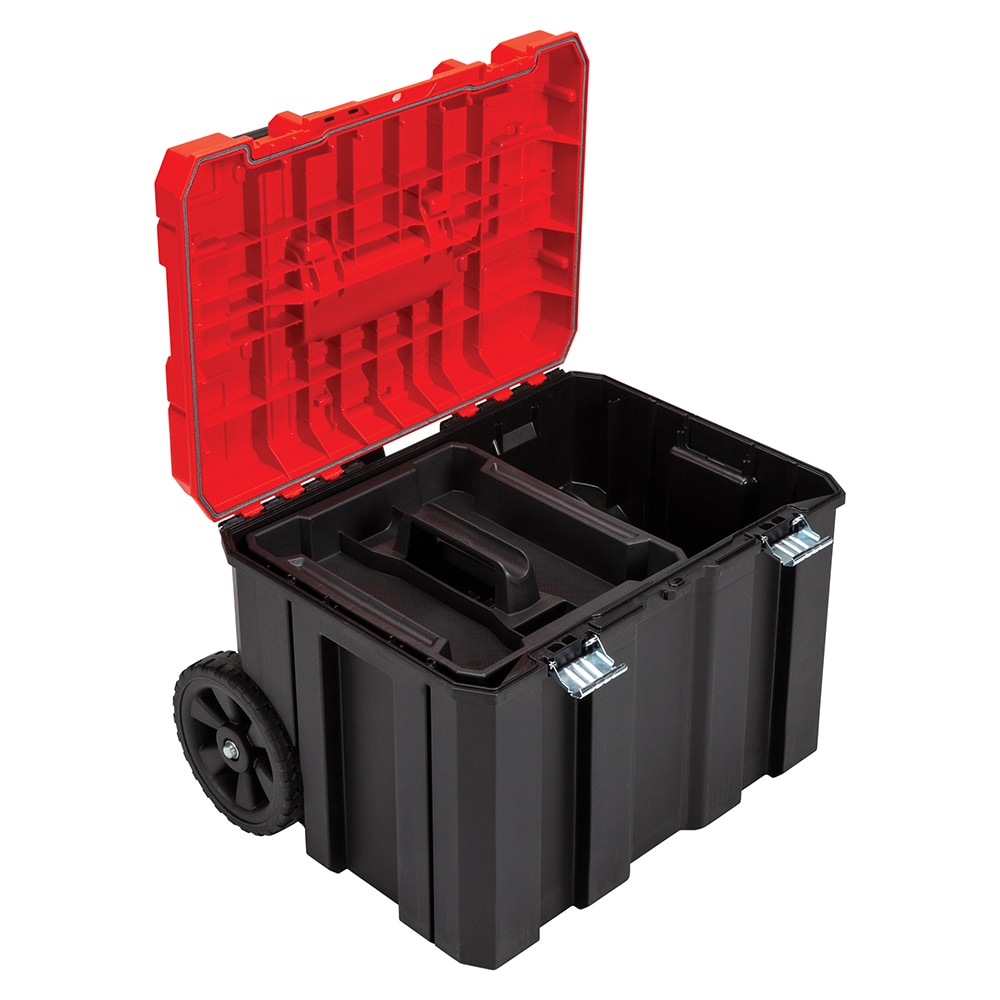 VERSASTACK 20-in W x 39-in H x 17-in D Red Plastic Rolling Tool Box CMST17835