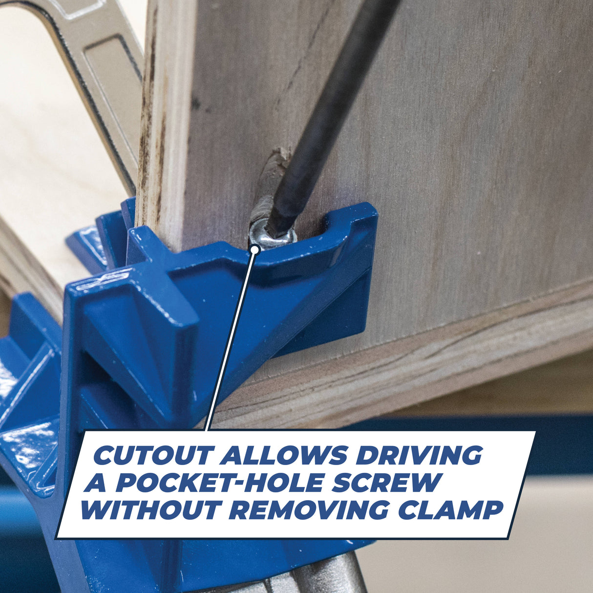 90 Degree Corner Clamp, Steel, 1-in Jaw Opening, 350 lbs Clamping Force KHCCC