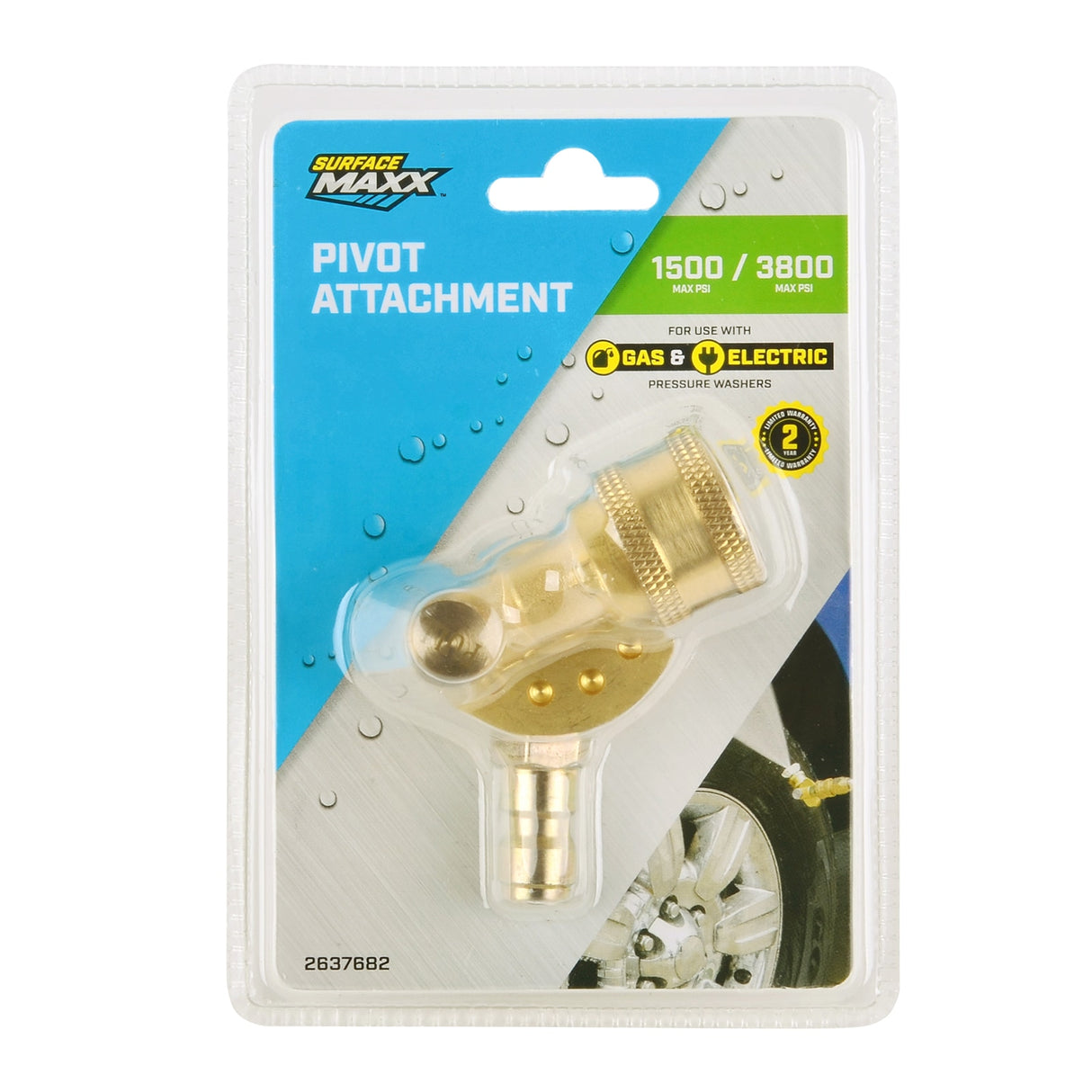 4500 PSI 1/4-in Brass Gas and Electric Pressure Washers Quick Disconnect Socket Set SGY-PWA100