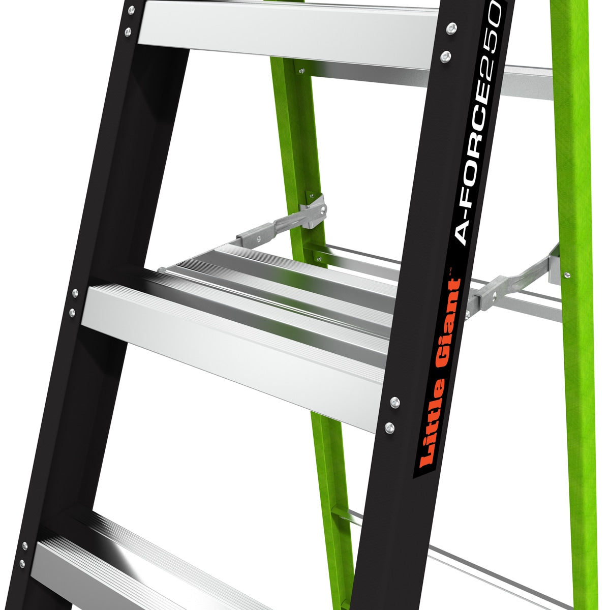 A-Force 6-ft Fiberglass Type 1- 250-lb Load Capacity Step Ladder 15766-002