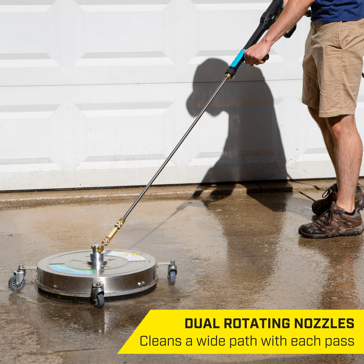 18-in 4500 PSI Rotating Surface Cleaner for Gas and Electric Pressure Washers SGY-PWA101