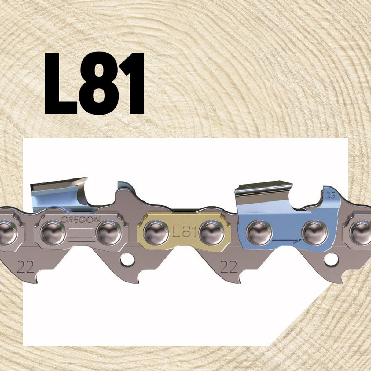 L81 81 Link Replacement Chainsaw Chain For 20-in, 0.063-in Gauge,0.325-in Pitch L81