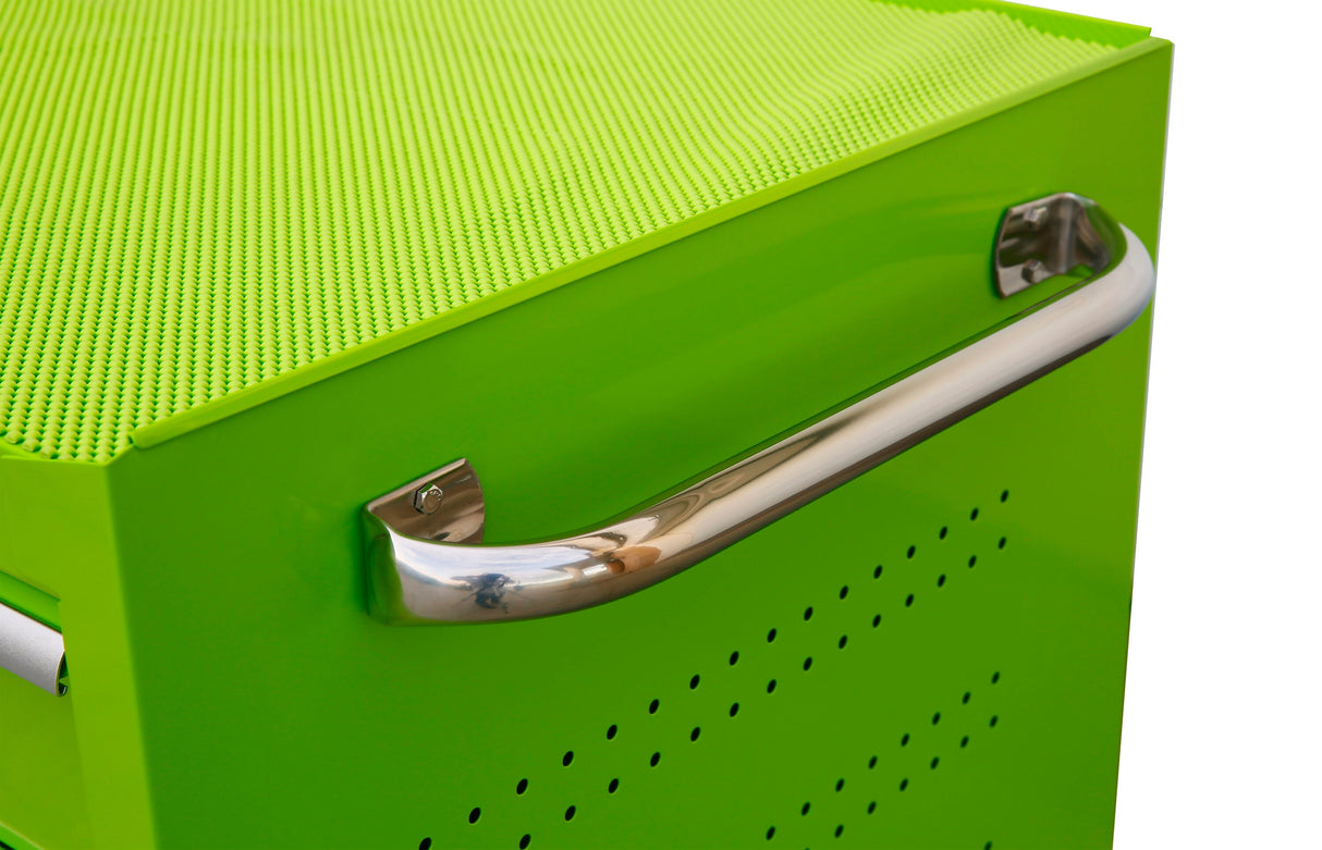 41.5-in W x 40.8-in H 6-Drawer Steel Rolling Tool Cabinet (Green) V4106LGR