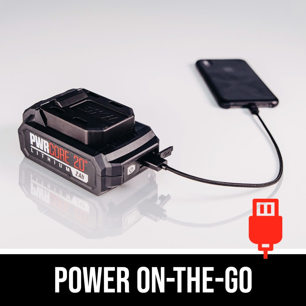 20-volt 2-Tool Brushless Power Tool Combo Kit (1-Battery Included and Charger Included) CB743701