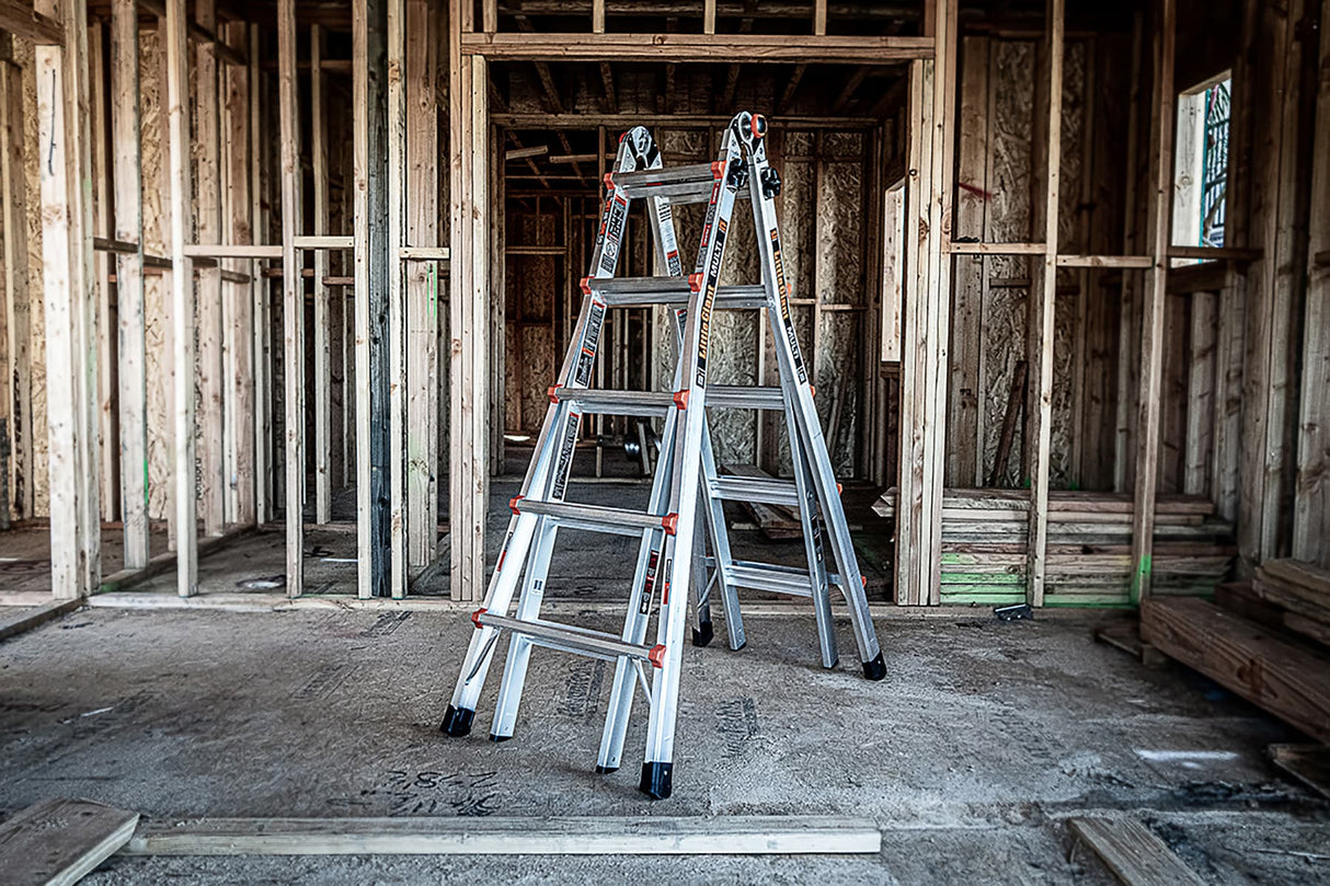 Multi M22 22-ft Reach Type 1a- 300-lb Load Capacity Telescoping Multi-Position Ladder 16522-002