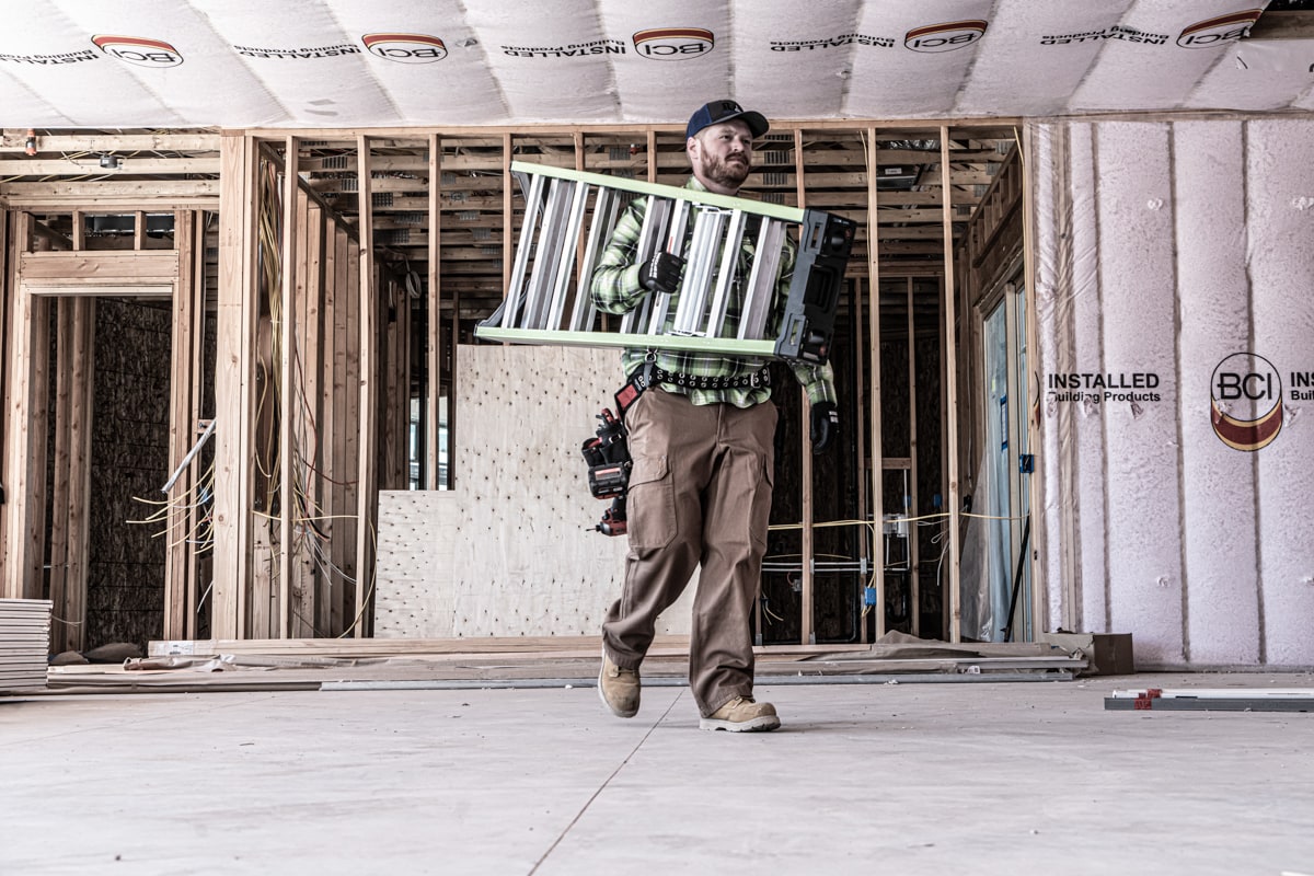 A-Force 6-ft Fiberglass Type 1- 250-lb Load Capacity Step Ladder 15766-002