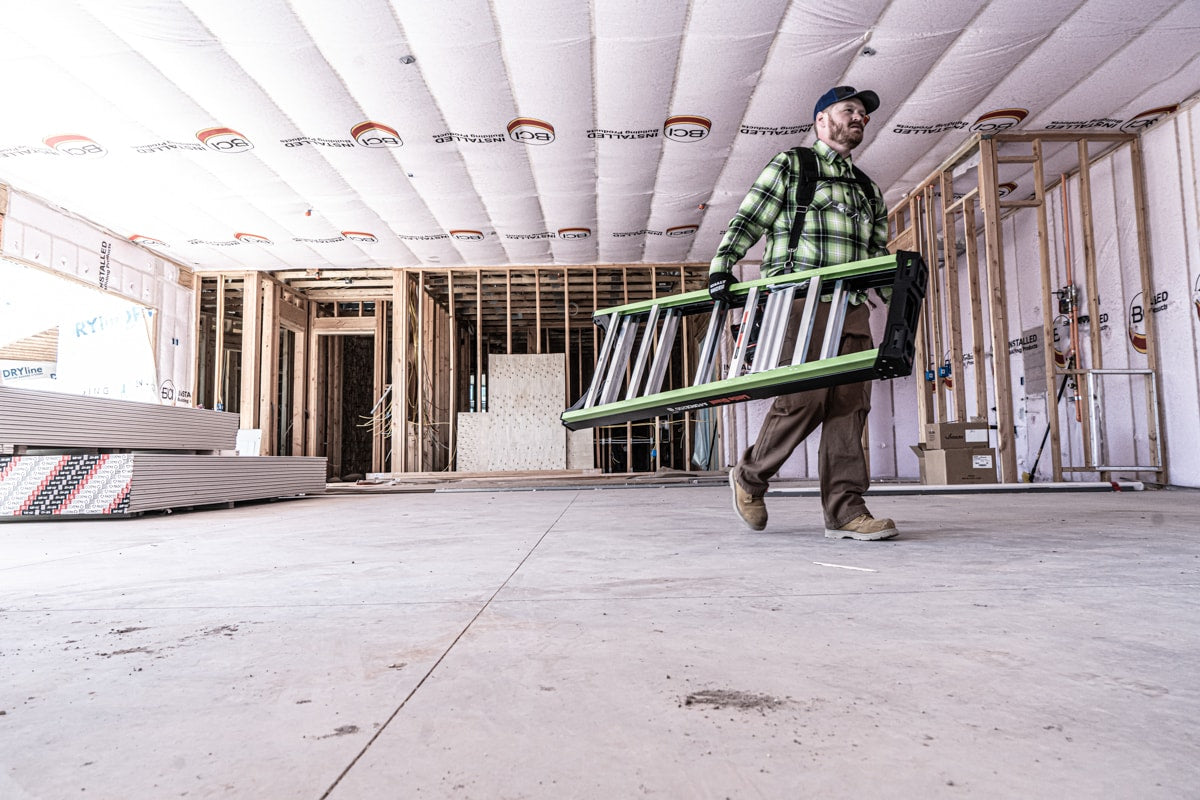 A-Force 6-ft Fiberglass Type 1- 250-lb Load Capacity Step Ladder 15766-002