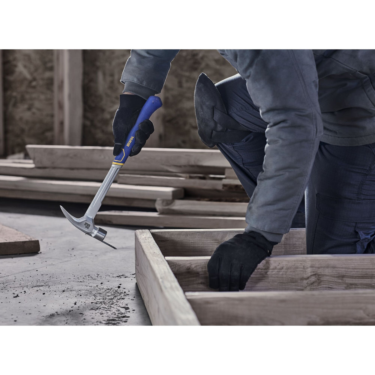 22-oz Smooth Face Steel Head Steel Claw Hammer IWHT51222