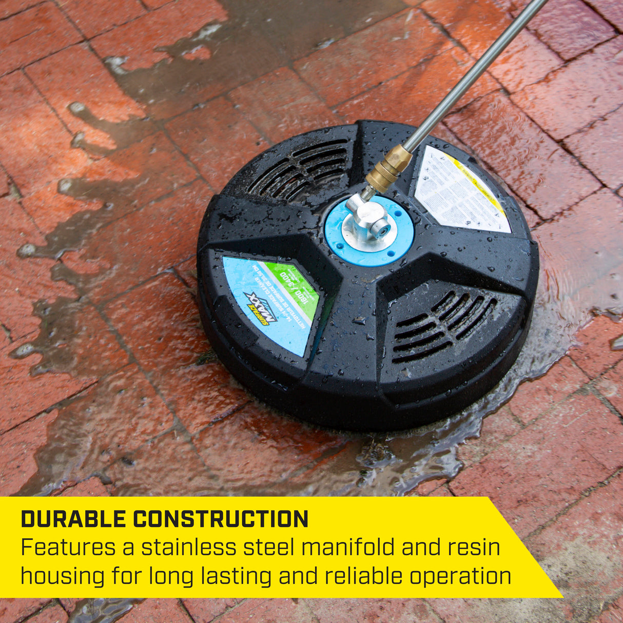 14-in 3400 PSI Rotating Surface Cleaner for Gas and Electric Pressure Washers SGY-PWA1129