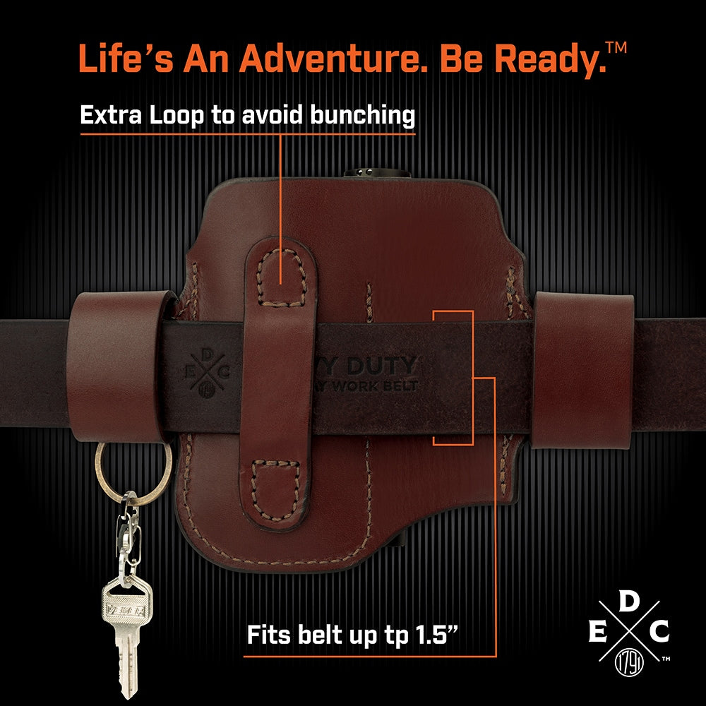 Everyday Carry Tool Organizer for L/XL Multitool, Knife, Flashlight with Large Flex and Action-Snap Belt Attachment WEB-HD-AS-LF-CHN-A