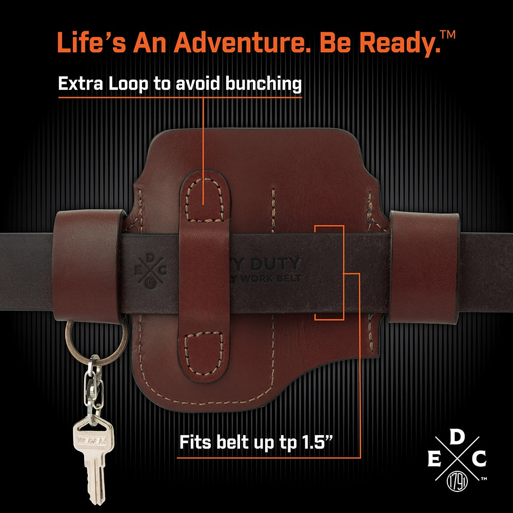 Everyday Carry Tool Organizer for L/XL Multitool, Knife, Flashlight with Small Flex and Action-Snap Belt Attachment WEB-HD-AS-SF-CHN-A