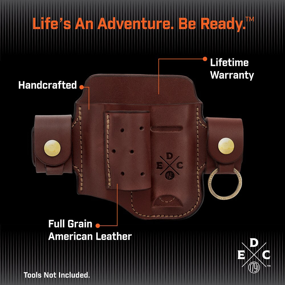 Everyday Carry Tool Organizer for S/M Multitool, Knife, Flashlight with Large Flex and Action-Snap Belt Attachment WEB-ST-AS-LF-CHN-A