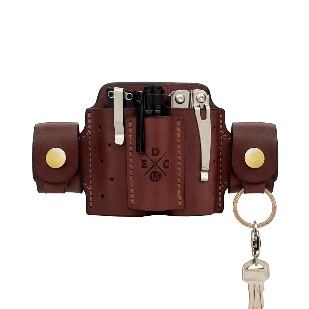 Everyday Carry Tool Organizer for XS/S Multitool, Knife, Flashlight with Medium Flex and Action-Snap Belt Attachment WEB-MN-AS-MF-CHN-A