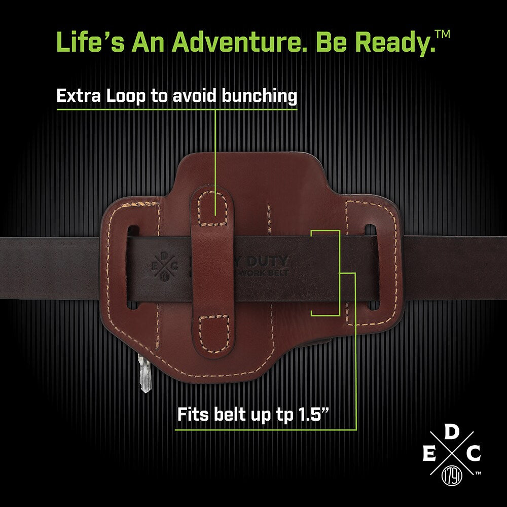 Everyday Carry Tool Organizer for S/M Multitool, Knife, Pen/Pen Light with Small Flex and Easy-Slide Belt Attachment WEB-ST-ES-SF-CHN-A