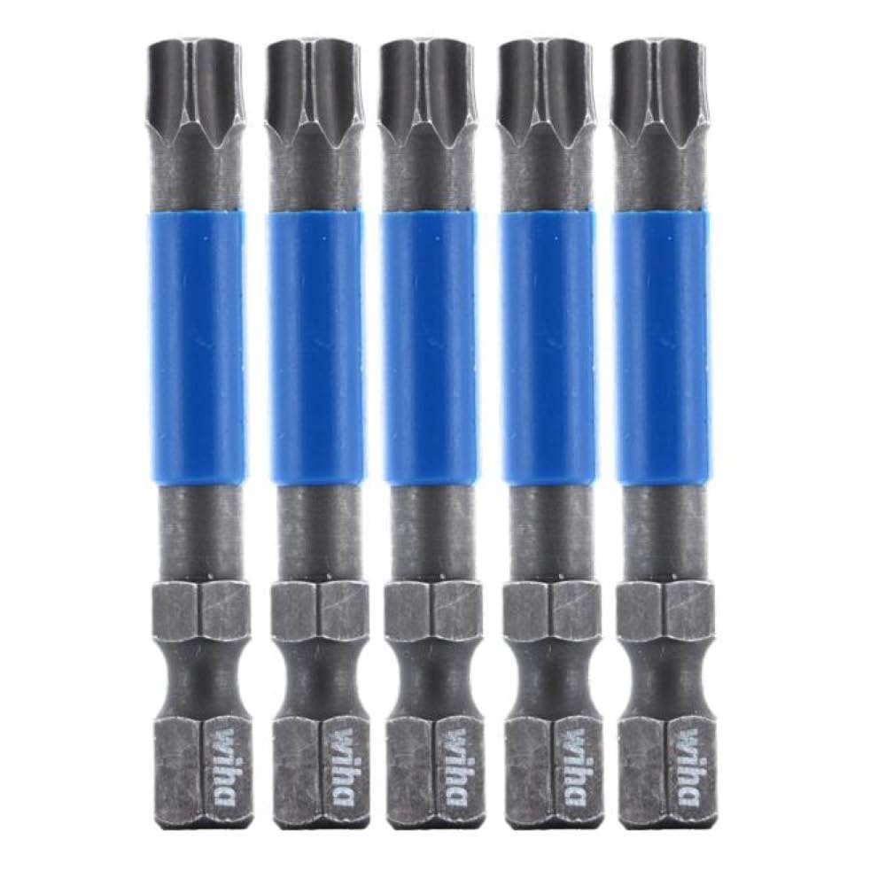 TerminatorBlue T40 1/4-in x 4-in Torx Impact Driver Bit (5-Piece) 70280