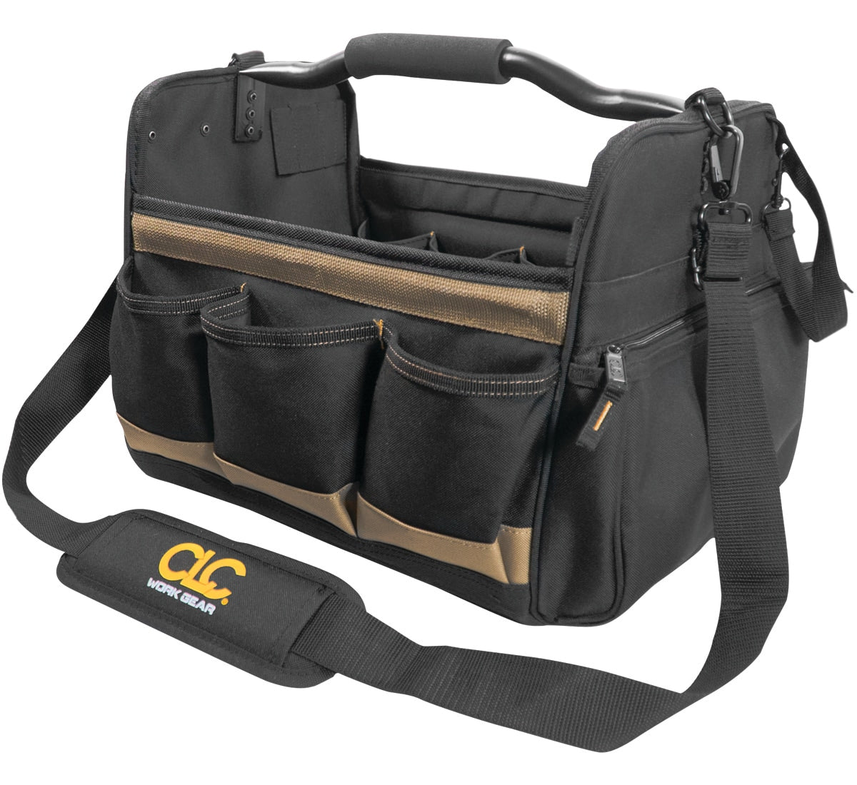 Black/Khaki Polyester 11-in Tool Bag 1578