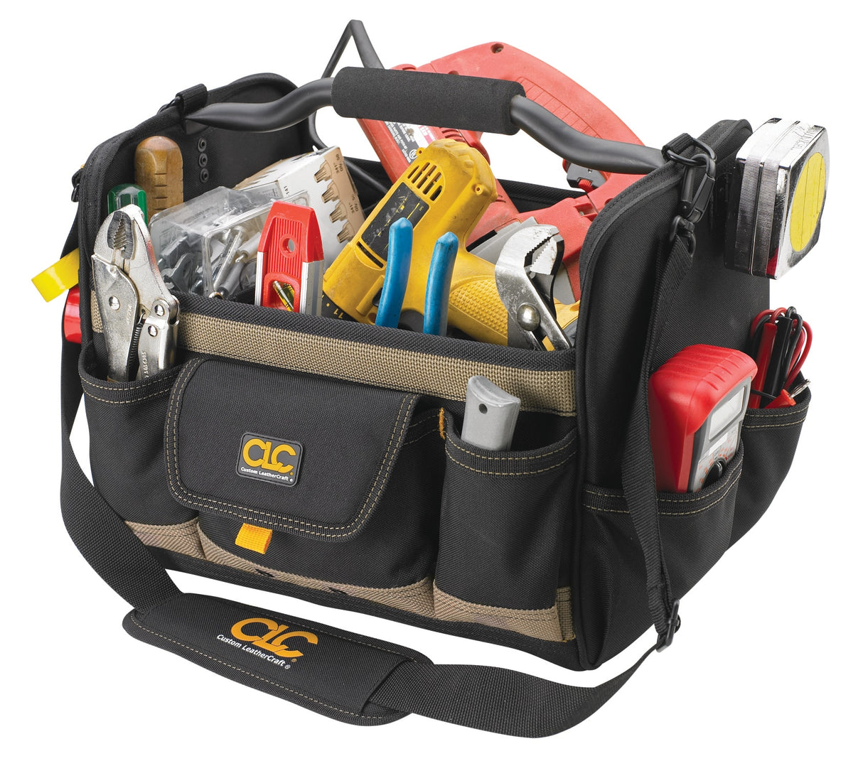 Black/Khaki Polyester 11-in Tool Bag 1578