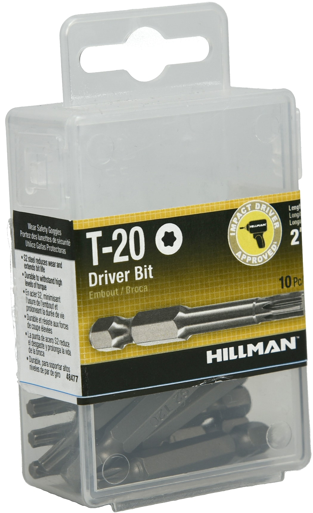 2-in T20 Torx Screwdriver Bit Set (10-Piece) 48477