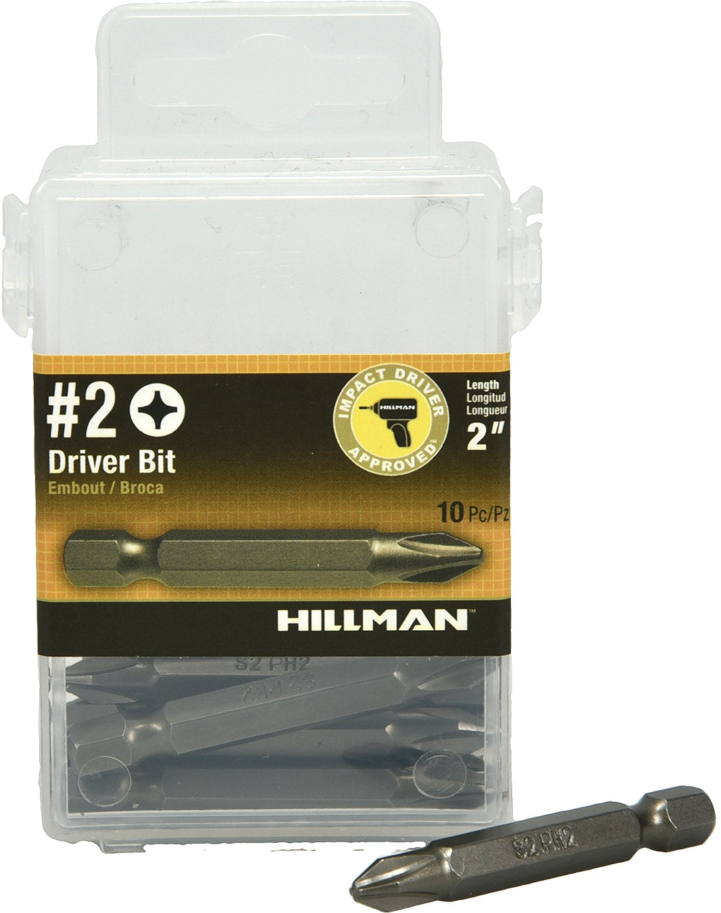 2-in #2 Phillips Screwdriver Bit Set (10-Piece) 48796