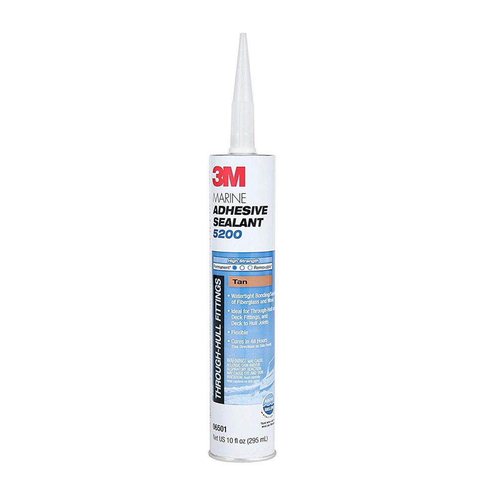 10oz 5200 Series Tan Marine Adhesive Sealant 80111E