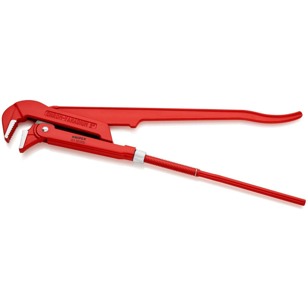 Pipe Wrench Swedish Pattern 90 Deg Angled 650 mm 83 10 030