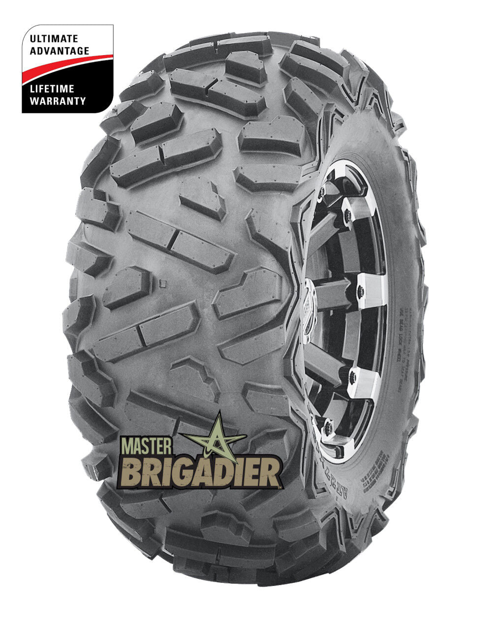 25x10.00-12 6P TL Brigadier ATV Tire (Tire Only) 540610