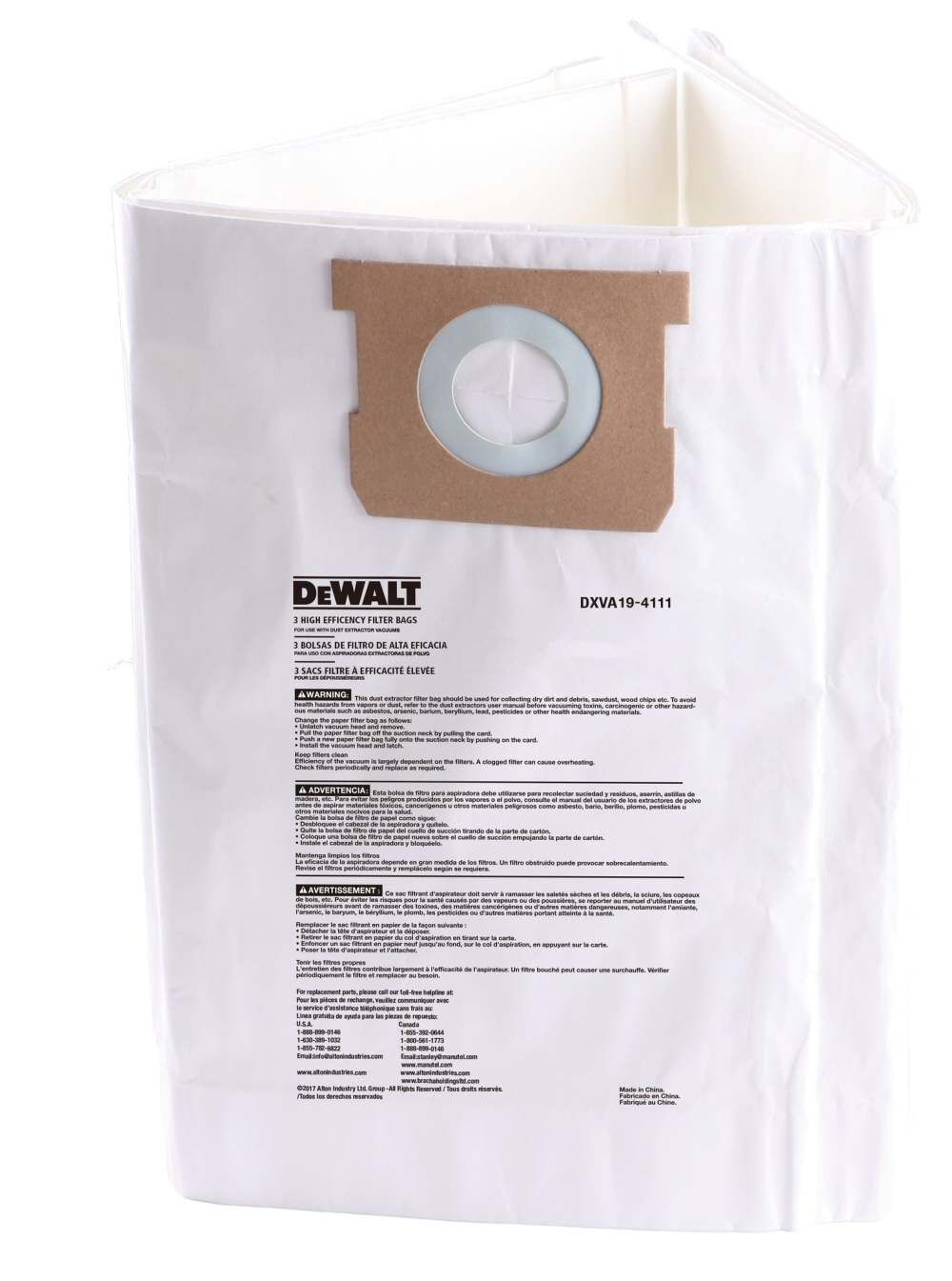 Fine Dust Bag 6 10 Gallon 3 bags DXVA19-4111