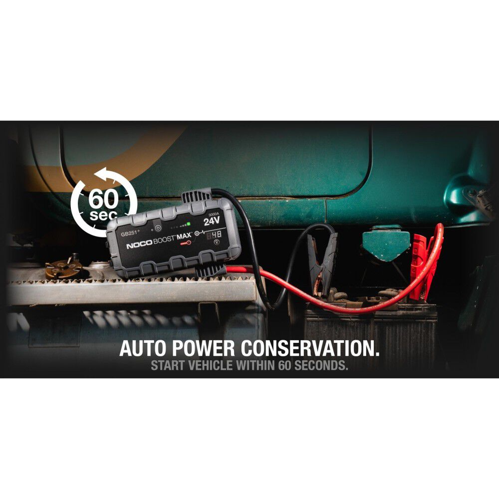 12V 3000A Boost Max Jump Starter Portable Ultrasafe Lithium GB251