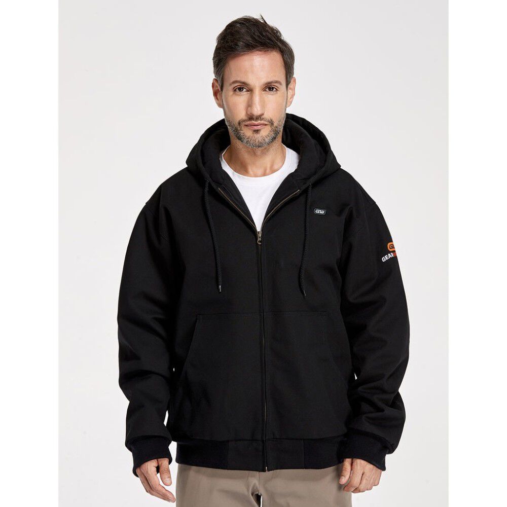 Mens Heated Canvas Jacket Kit GMJC-03A-BK0